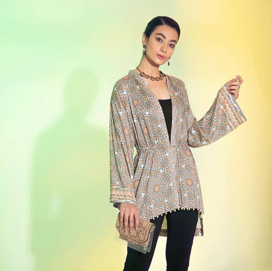 Nishat Linen Fusion Top